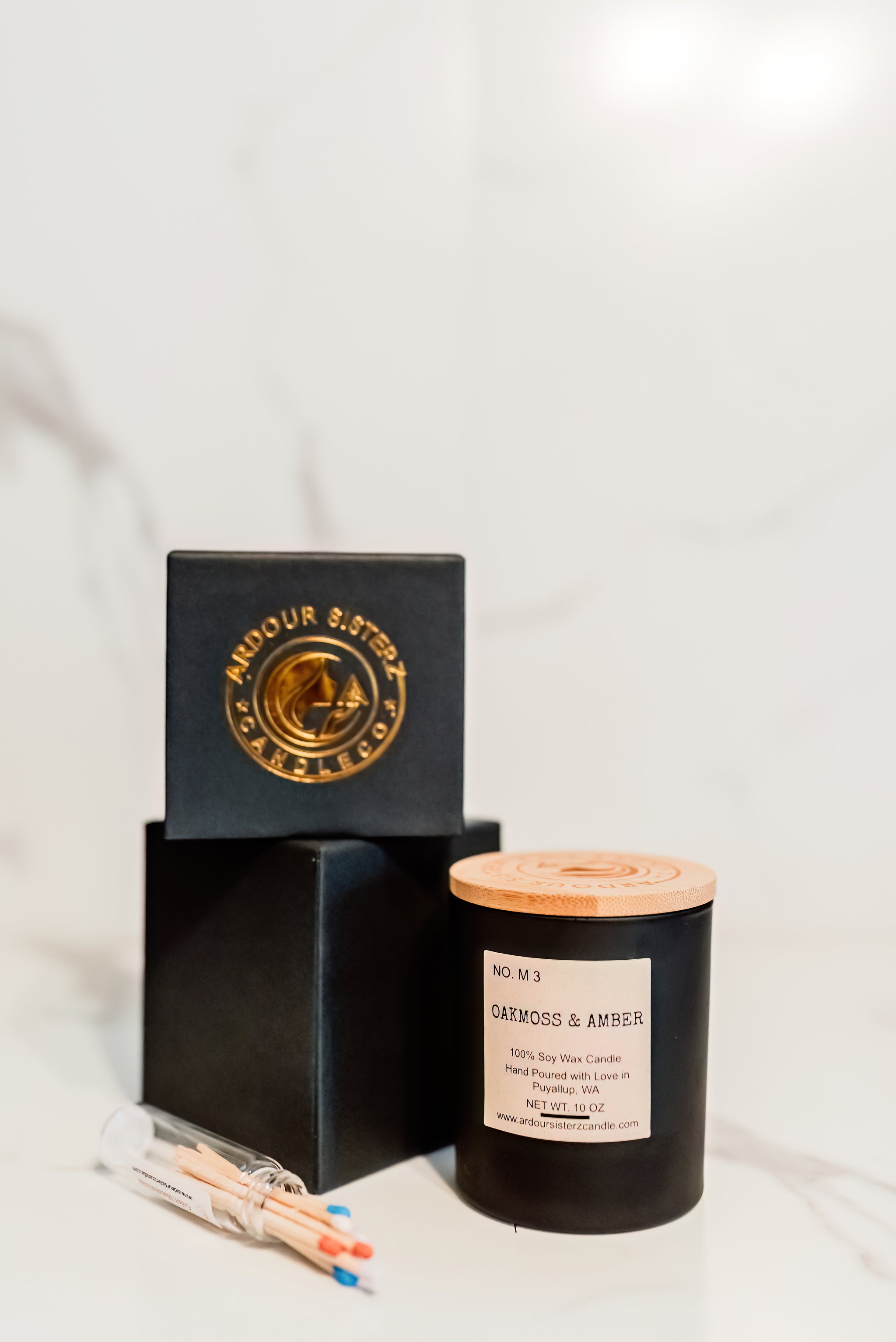 Oakmoss & Amber 10oz – Ardour Sisterz Candle Co.